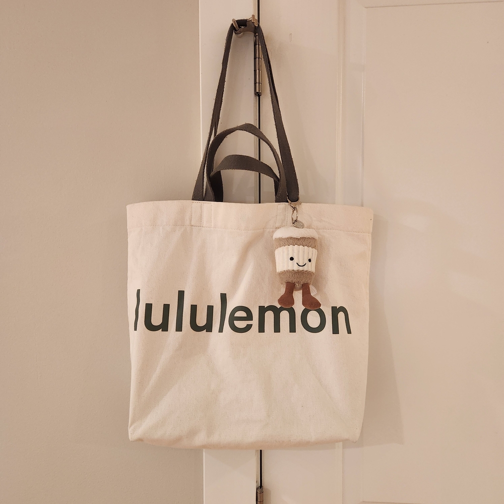 lululemon athletica White Tote Bag